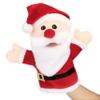 Hopearl Plush Christmas Santa Claus Hand Puppet with Open Movable Mouth for Imaginative Play, Role Play, Interactive Toy for Storytelling Teaching Puppet Theater, Gift for Kids Boys Girls, Red, 16'' view 1