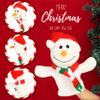 Hopearl Plush Christmas Snowman Hand Puppet with Open Movable Mouth for Imaginative Play, Role Play, Interactive Toy for Storytelling Teaching Puppet Theater, Gifts for Kids Boys Girls, White, 17'' view 3
