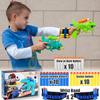 Dinosaur Toy Guns for Toddlers 3 4 5 6 7 8 Years Old, Idea Gift for Boys Birthday Valentines Easter Christmas Stocking Stuffers, Dino Blaster for Kids with 30 Foam Darts Compatible with Nerf, 2 Pack view 3
