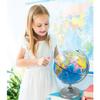 Lexibook Luminous Globe Planetarium, STEM, 2-in-1 Globe during the day, Constellation map at night, Blue/Black, NLJ185EN view 4