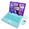 LEXIBOOK, Frozen, Educational and Bilingual Laptop Italian/English, Girls Toy with 124 Activities to Learn, Play Games and Music with Elsa & Anna, Blue/Purple, JC598FZi5 view 1