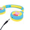LEXiBOOK Peppa Pig 2-in-1 Bluetooth Headphones Stereo Wireless Wired, Kids Safe, Foldable, Adjustable, Yellow/Blue, HPBT010PP view 3
