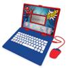 LEXIBOOK JC598SPi13 Educational and Bilingual Laptop Arabic/English-Toy for Child Kid 124 Activities, Learn Play Games and Music with Spider-Man-Red/Blue view 1