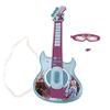 Lexibook Disney Frozen Illuminated Electronic Guitar with Mic Glasses with Microphone Melodies Plug for MP3, Blue/Purple, K260FZ view 2