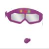 Lexibook Disney Frozen Illuminated Electronic Guitar with Mic Glasses with Microphone Melodies Plug for MP3, Blue/Purple, K260FZ view 4