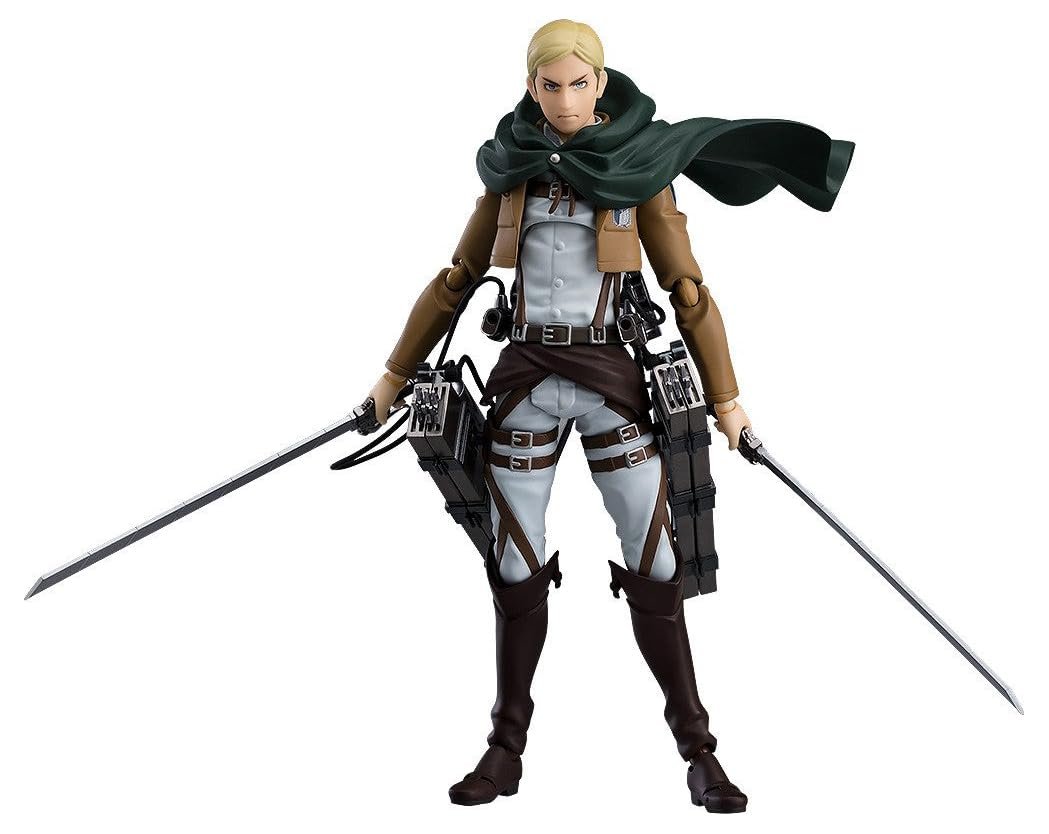 Max Factory Attack on Titan: Erwin Smith Figma Action Figure, Multicolor
