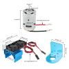 Rchobbytop RC 540 Motor Aluminum Motor Heatsink with Dual Cooling Fan Motor Seat Combo for A949-B A959-B A969-B A979-B K929-B 1/18 Wltoys Upgrades Parts view 2