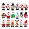 18 Pcs Wind Up Toys for Kids Christmas Stocking Stuffers, Jumping and Walking Clockwork Toys for Christmas Party Favors Supplies Gift Goody Bag Filler, Mini Christmas Toy for Kids Boys Girls Toddlers view 1