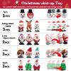 18 Pcs Wind Up Toys for Kids Christmas Stocking Stuffers, Jumping and Walking Clockwork Toys for Christmas Party Favors Supplies Gift Goody Bag Filler, Mini Christmas Toy for Kids Boys Girls Toddlers view 3