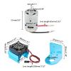 Rchobbytop 540 Motor and Aluminum Heatsink with 5V Cooling Fan Motor Seat Combo for Wltoys 1/18 RC Cars A949-B A959-B A969-B A979-B K929-B, Pack of 3 view 2