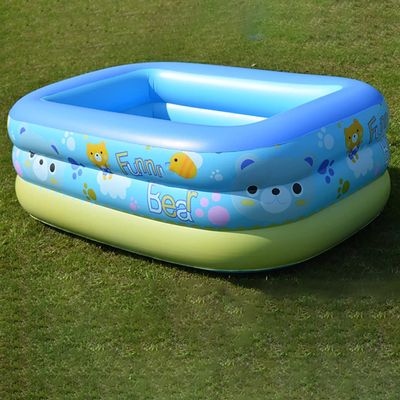 inflatable pool with Free Inflatable Pump,Family Full-Size Kiddie Pools, Inflatable Lounge Pool for Kiddie, Kids, Adult, Toddlers for Ages 3+,Outdoor, Garden, Backyard Swimming Pool.