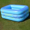 inflatable pool with Free Inflatable Pump,Family Full-Size Kiddie Pools, Inflatable Lounge Pool for Kiddie, Kids, Adult, Toddlers for Ages 3+,Outdoor, Garden, Backyard Swimming Pool. view 1