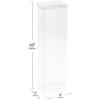 DollSafe Clear Folding Display Box for Thin 8.5-9.5 inch Dolls and Action Figures, 3" W x 2" D x 10" H, Pack of 5 view 3