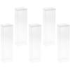 DollSafe Clear Folding Display Box for Thin 8.5-9.5 inch Dolls and Action Figures, 3" W x 2" D x 10" H, Pack of 5 view 4
