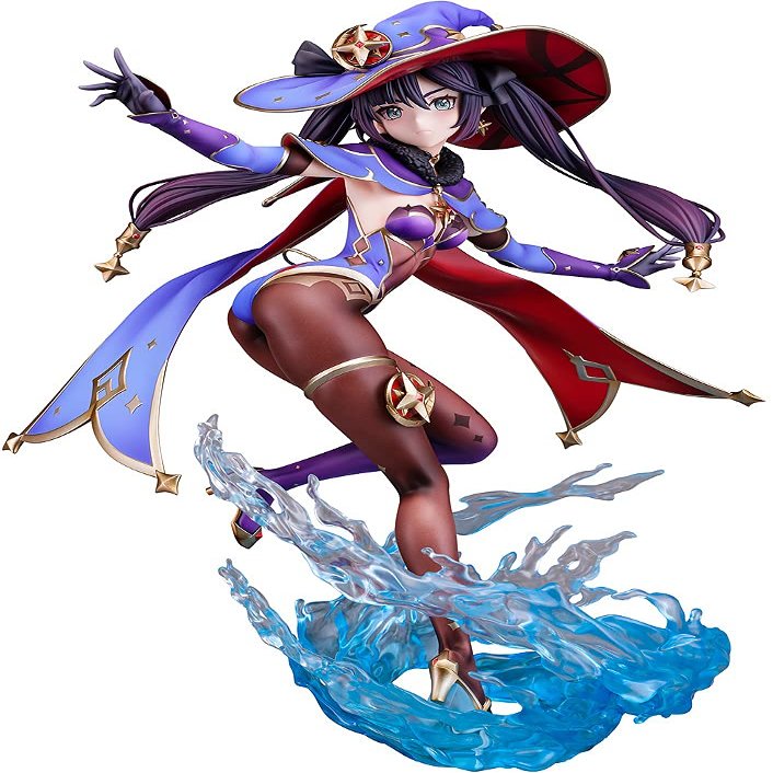 Wonderful Works Genshin Impact: Astral Reflection Mona 1:7 Scale PVC Figure, Multicolor