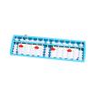 Larcele Bead Arithmetic Counting Abacus with Reset Button,13 Column SP-02 (Blue 1) view 1