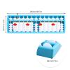 Larcele Bead Arithmetic Counting Abacus with Reset Button,13 Column SP-02 (Blue 1) view 2