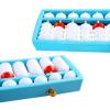 Larcele Bead Arithmetic Counting Abacus with Reset Button,13 Column SP-02 (Blue 1) view 3