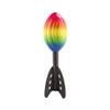 BATYY Vortex Aero Howler Foam Ball  Rainbow Classic Long-Distance Football PU Flying Ball Indoor and Outdoor Fun, 28x8cm view 1