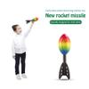 BATYY Vortex Aero Howler Foam Ball  Rainbow Classic Long-Distance Football PU Flying Ball Indoor and Outdoor Fun, 28x8cm view 3