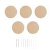 5Pcs Wooden Base Stands for Felted Animal Dolls Chic Display for Finished Products for Tabletop and Showcase Use view 1