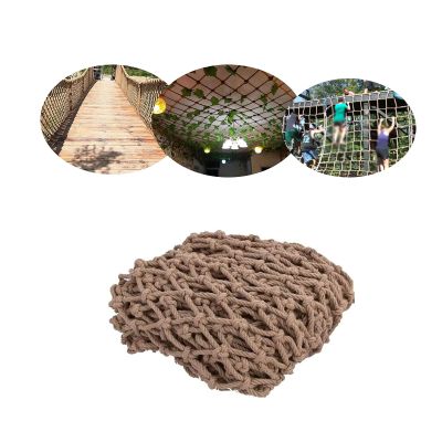 Child Cargo Net Climbing Rope Net Heavy Duty Hemp Rope Decor Birds Net Kids Swingset Outdoor Playground Hammock Protective Net Pets Railing (Size : 1 * 3m(3 * 10ft))
