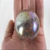 Big Game Toys~Toe Breaker 50mm (2") Jupiter w/Stand Metallic Iridescent Speckled Marbles Glass Ball Huge Home Decor/Vase Filler/Aquarium view 2