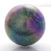 Big Game Toys~Toe Breaker 50mm (2") Jupiter w/Stand Metallic Iridescent Speckled Marbles Glass Ball Huge Home Decor/Vase Filler/Aquarium view 3