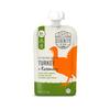 Serenity Kids 6+ Months Baby Food Pouches Puree Made With Ethically Sourced Meats & Organic Veggies | 3.5 Ounce BPA-Free Pouch | Pasture Raised Turkey & Rosemary, Purple Carrot, Zucchini | 1 Count view 1