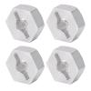 Aluminum Alloy Wheel Hub Adapter, Lightweight and Durable, RC Car Parts, Hex Drive Design, for WLtoys Models, DIY Installation, and Multi-Purpose Usage view 1