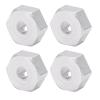 Aluminum Alloy Wheel Hub Adapter, Lightweight and Durable, RC Car Parts, Hex Drive Design, for WLtoys Models, DIY Installation, and Multi-Purpose Usage view 2