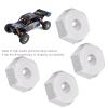 Aluminum Alloy Wheel Hub Adapter, Lightweight and Durable, RC Car Parts, Hex Drive Design, for WLtoys Models, DIY Installation, and Multi-Purpose Usage view 3