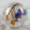 Big Game Toys Large 2" (50mm) Fun FAIR Toe Breaker Iridescent Clear/Red/Blue Swirl Large Shooter Solid Glass Marbles Home Decor/Vase Filler/Aquarium view 4