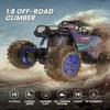DEERC Large 1:8 Scale Upgraded Monster Truck Remote Control Car for Adults Boys, Off Road RC Cars with Realistic Sound, 2.4Ghz 4WD Rock Crawler Toy All Terrain Climbing, 2 Batteries for 80 Min Play view 3