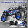 DEERC Large 1:8 Scale Upgraded Monster Truck Remote Control Car for Adults Boys, Off Road RC Cars with Realistic Sound, 2.4Ghz 4WD Rock Crawler Toy All Terrain Climbing, 2 Batteries for 80 Min Play view 4