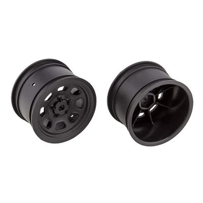 Team Associated SR10 Rear Wheels black ASC71097 Electric Car/Truck Option Parts