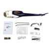 RC Helicopter Fuselage AS350 Ecureuil White-Blue Painting 500 Size Fuselage Desinged for The T-Rex 500 view 2