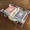 Yuanhe 2 Deck Rotating-Revolving Playing Card Tray, Card Holder view 4