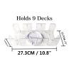 Yuanhe 9 Deck Rotating-Revolving Playing Card Tray, Card Holder view 2