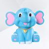 HEALLILY Animal Figurine Girls Cartoon Elephant Piggy Bank Silicone Piggy Bank Money Bank Coin Bank Money Saving Pot Box Birthday for Kids Boys Girls (Blue) Table Elephant Ornament view 2
