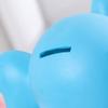 HEALLILY Animal Figurine Girls Cartoon Elephant Piggy Bank Silicone Piggy Bank Money Bank Coin Bank Money Saving Pot Box Birthday for Kids Boys Girls (Blue) Table Elephant Ornament view 4