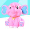 Animal Infant Piggy Banks for Girls Piggy Bank Girl Statue Decor Coins for Kids Elephant Home Decor Cartoon Saving Pot Child Desk Top Hat view 4