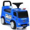 Costzon Ride On Push Car for Toddlers, Licensed Mercedes Benz Sliding Car w/Steering Wheel, Horn, Headlights, Under Seat Storage, Foot-to-Floor Riding Toy for Boy Girl 18-36 Months (Police Car, Blue) view 1