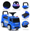 Costzon Ride On Push Car for Toddlers, Licensed Mercedes Benz Sliding Car w/Steering Wheel, Horn, Headlights, Under Seat Storage, Foot-to-Floor Riding Toy for Boy Girl 18-36 Months (Police Car, Blue) view 2