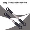 Keenso RC Steering Linkage Rod, Metal Pull Rod Accessory Fit for 144001 114 Fourwheel Drive Alloy RC Car 6 Years Old view 3