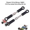 Keenso RC Steering Linkage Rod, Metal Pull Rod Accessory Fit for 144001 114 Fourwheel Drive Alloy RC Car 6 Years Old view 4