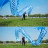 LXLA Dragon-Dancing Streamer Ribbon (Blue and White Porcelain Style), Adults Fitness Seniors Outdoor Playing, Exercise/Workouts (Size : 10m/32.8ft Long) view 4