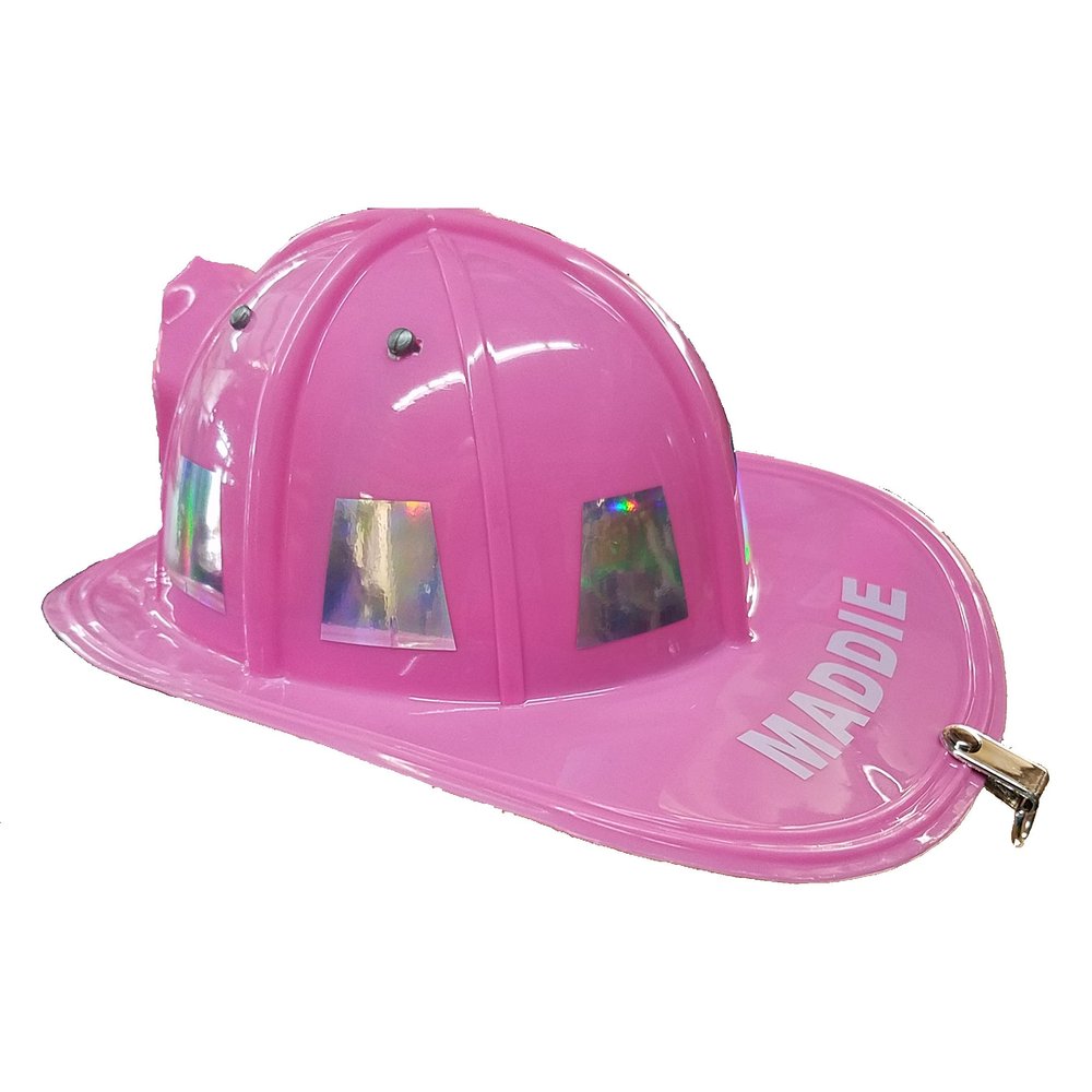 Personalized Firefighter Helmet Pink
