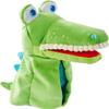 HABA Hand Puppet - Eat it Up Croco Interactive Puppet Show Toy with Belly Bag for Storytelling, Toddler Activities, Speech Therapy Toys and Pretend Play for 18 Months and up view 1