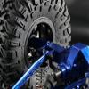 Aluminum Alloy Rear Knuckle Arm for SCX10 1:10 RC Car Crawler Uprights for AX80020 Silver view 2